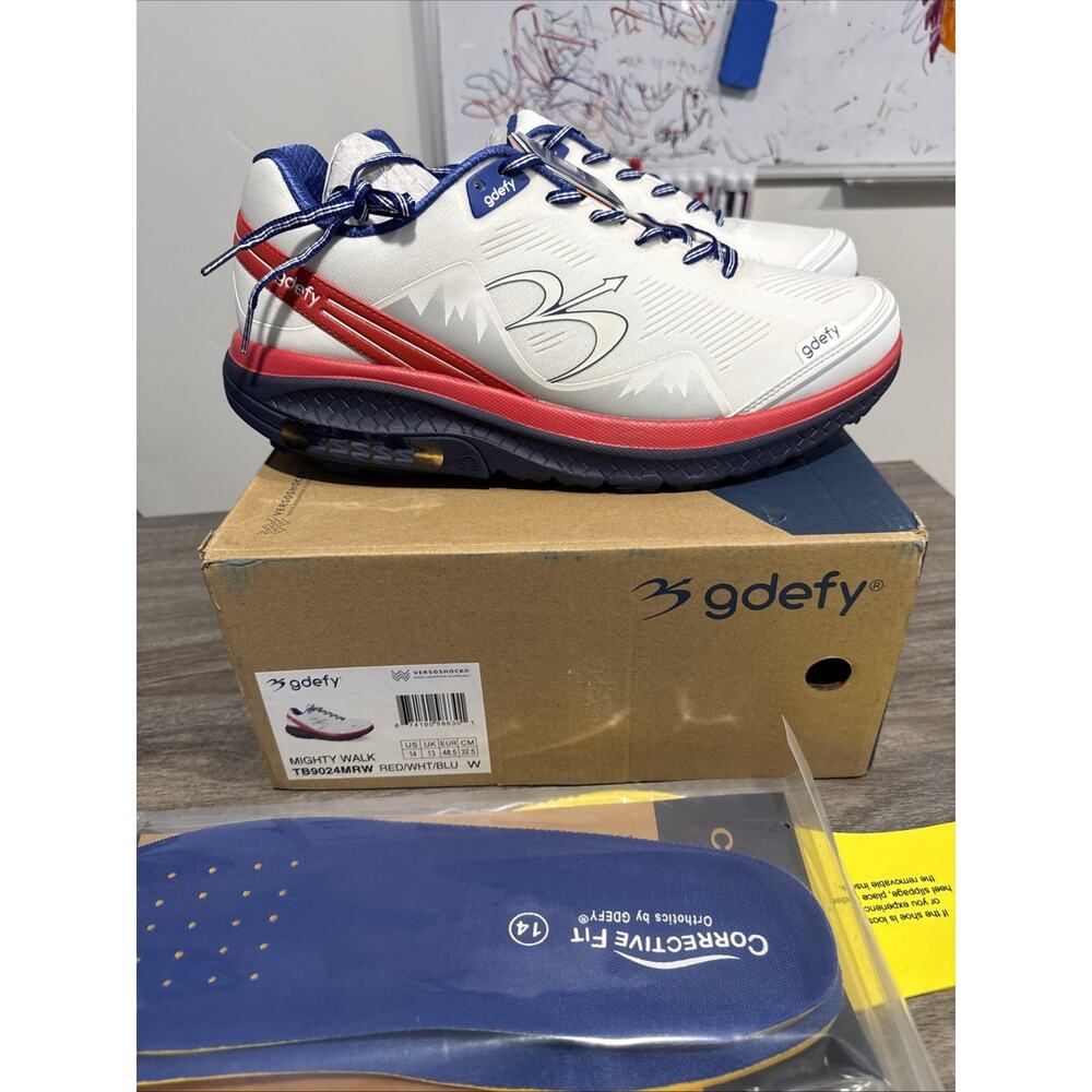 Men's New Gravity Defyer Mighty Walk Shoes 14 Wide